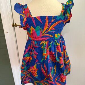 Crewcuts Girls Pinafore Ruffled Dress (3T)